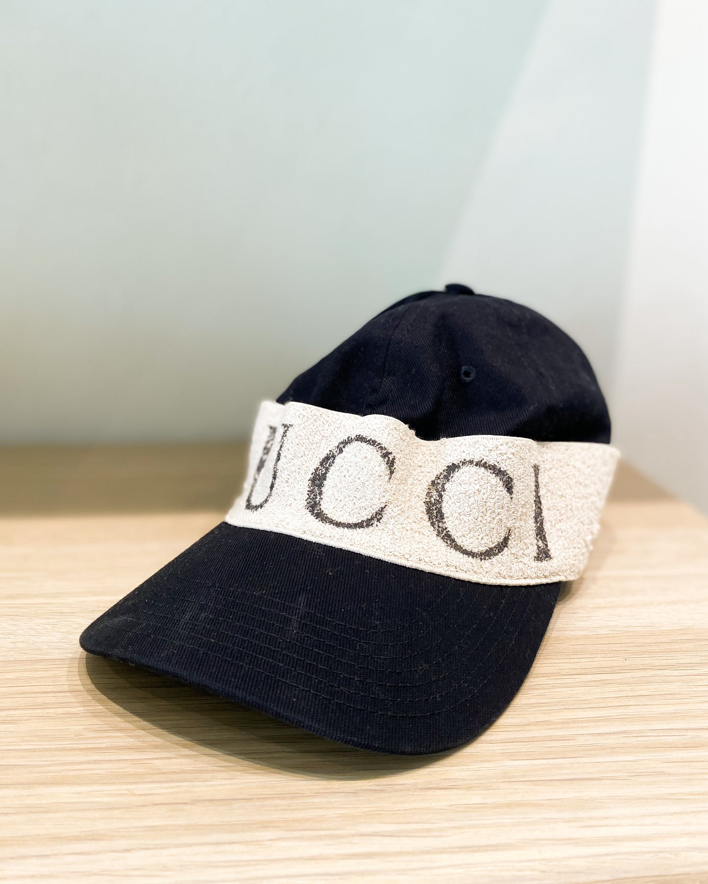 Gucci Black Cotton Elastic Baseball Hat