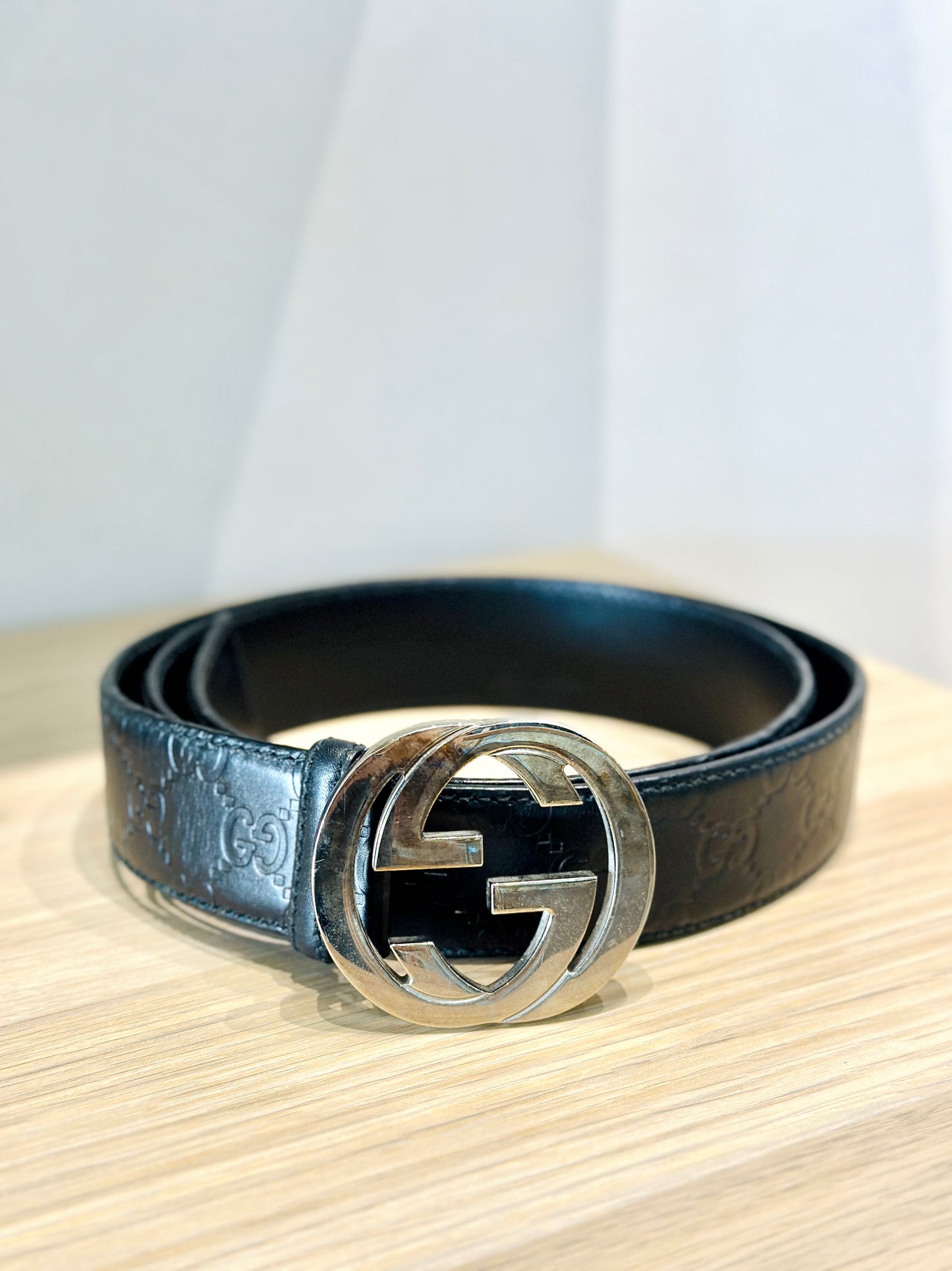 Gucci Signature Leather Belt