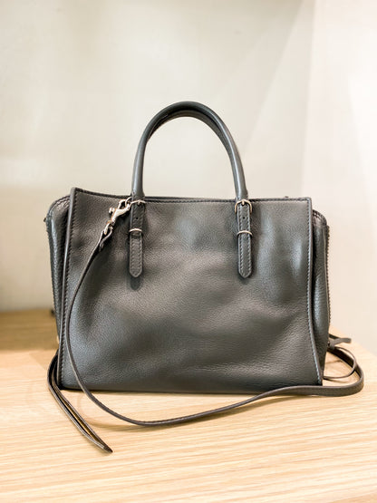 Balenciaga Handbag Gray Leather