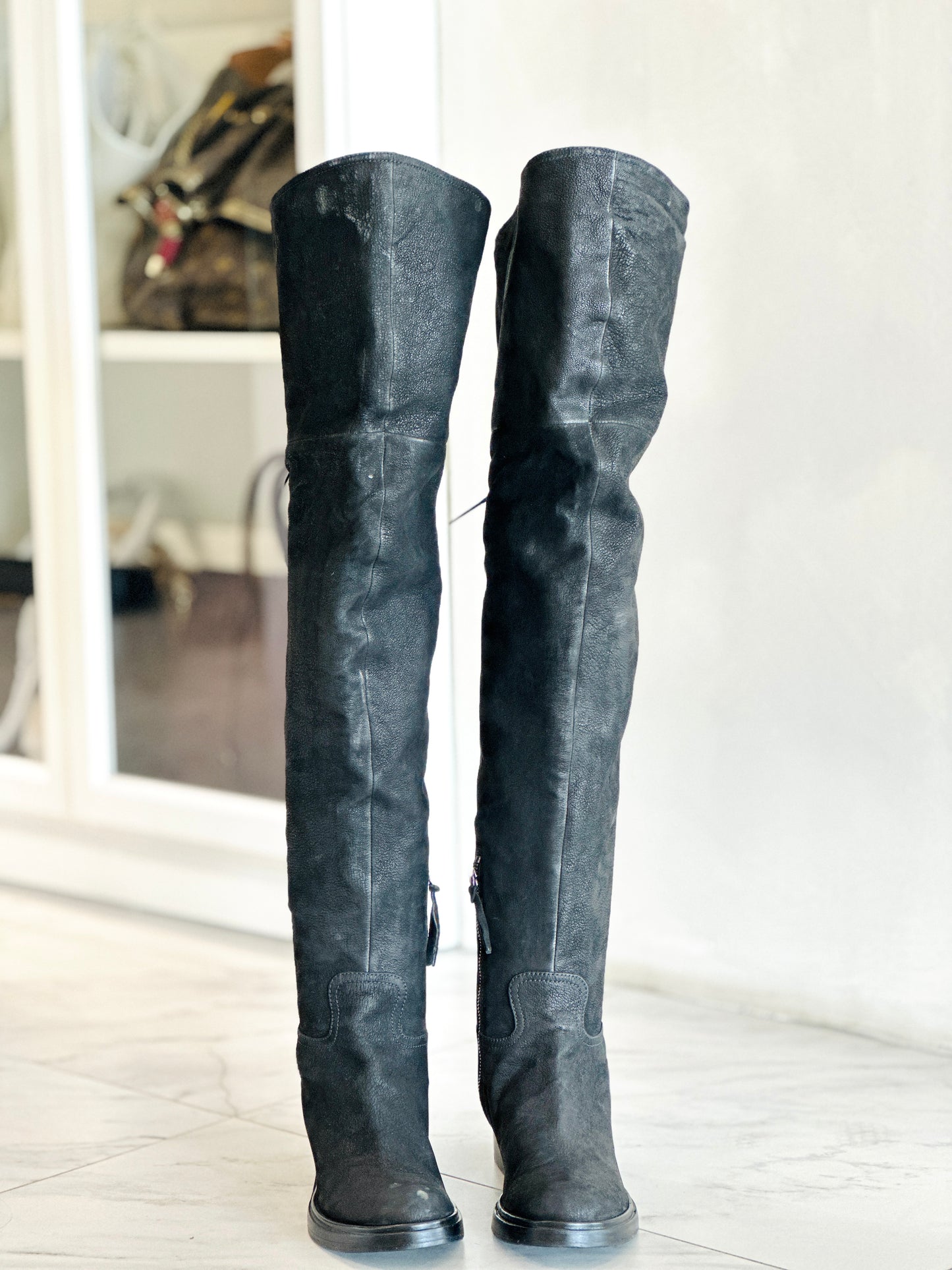 Miu Miu Thigh Boots Size 37.5