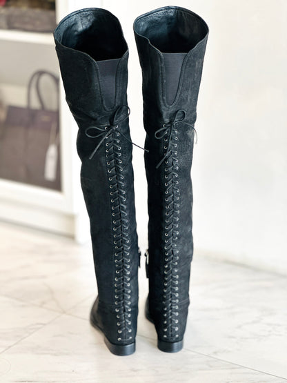 Miu Miu Thigh Boots Size 37.5